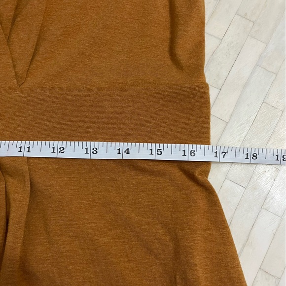 Soft Surroundings Honey Yellow Athena V-Neck Maxi Dress w Pockets size Medium - Picture 10 of 11